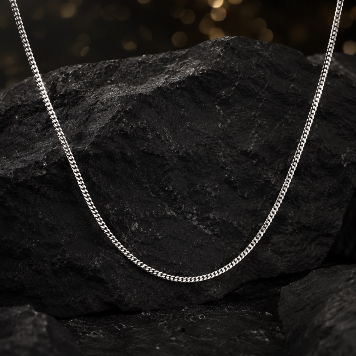 Classic Silver Curb Chain — 925 sterling silver chains