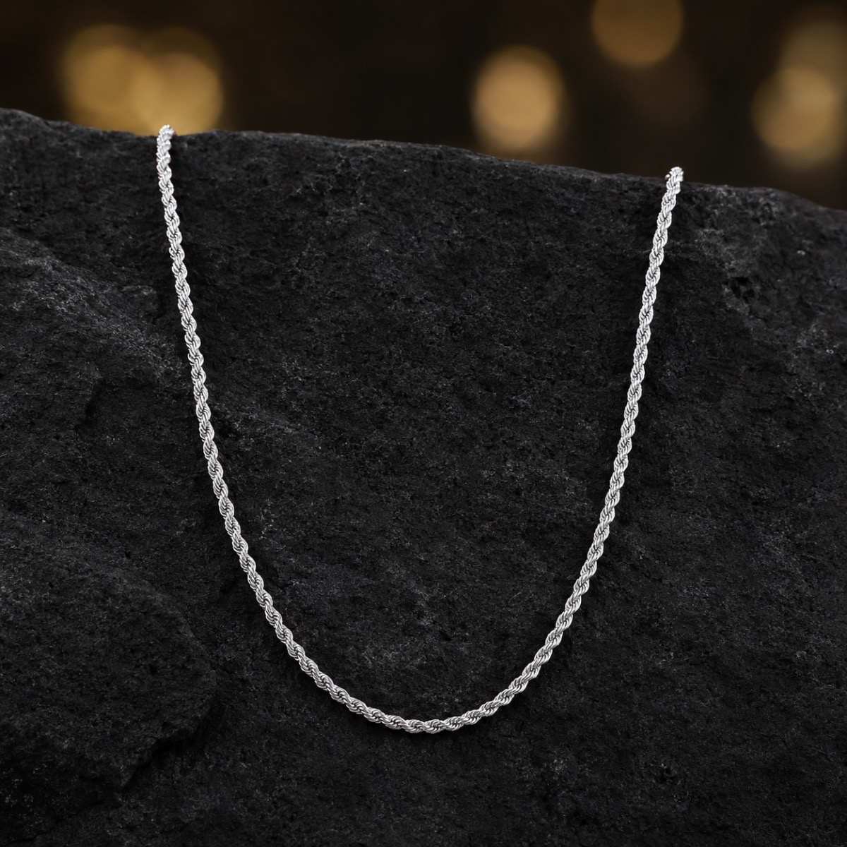 Classic Silver Rope Chain — 925 sterling silver chains